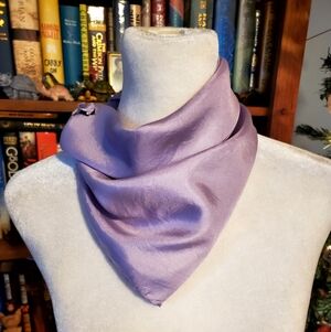 Lavender Italian Silk Scarf